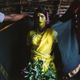 Jagada Guru, a kothi from Devanapattinam, prepares to play the goddess Amman in the Mayanakollai festival, which was put on in Devanapattinam by a group of people, which included several kothis.